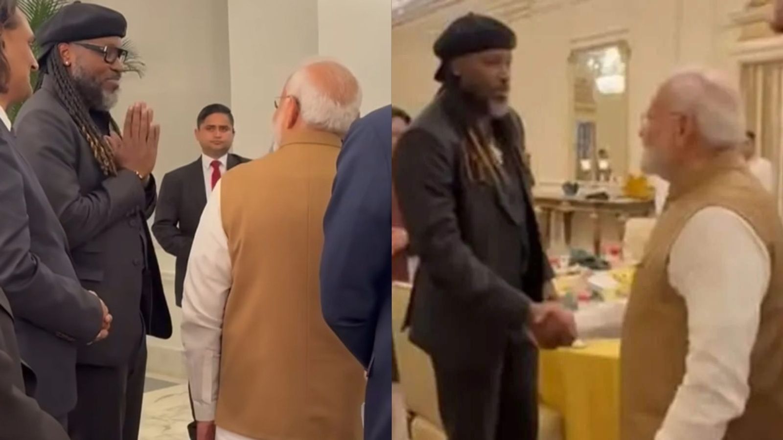 Chris Gayle shares glimpses of his interaction with Indian Prime Minister Narendra Modi - WATCH Chris Gayle meets Prime Minister Narendra Modi