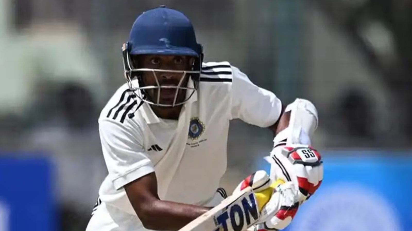 Irani Cup 2024-2025: Abhimanyu Easwaran's unbeaten 151 keeps Rest of India in game, trail by 248 runs in response to Mumbai's 537 Rest of India's centurion Abhimanyu Easwaran in this frame.
