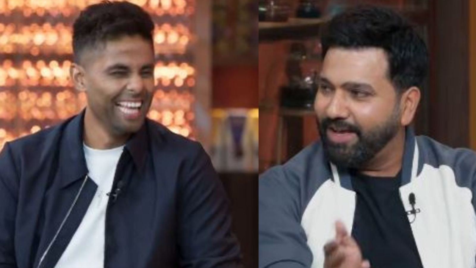 Who is Team India's 'Ghajini'? This is how Rohit Sharma reacted to Suryakumar Yadav's revelation; watch video India's star batters Suryakumar Yadav and Rohit Sharma (right) in this frame.