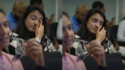 Women's T20 World Cup 2024: Emotional Smriti Mandhana gets teary eyes after watching family message video ahead of IND-W vs NZ-W clash Smriti Mandhana in frame