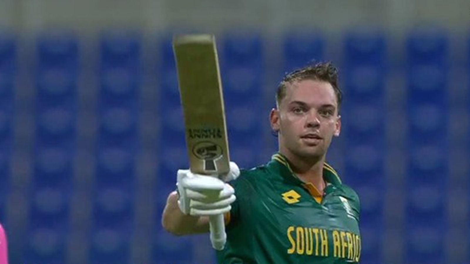Delhi Capitals batter with average of 54 in IPL 2024 smashes unbeaten 81-ball 112 ahead of retentions as South Africa beat Ireland by 174 runs Tristan Stubbs celebrates his maiden ODI century
