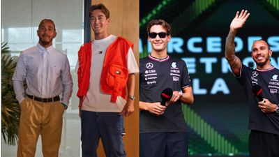 Mercedes announce driver SWAP via social media video, know Lewis Hamilton's future update Lewis Hamilton with George Russel