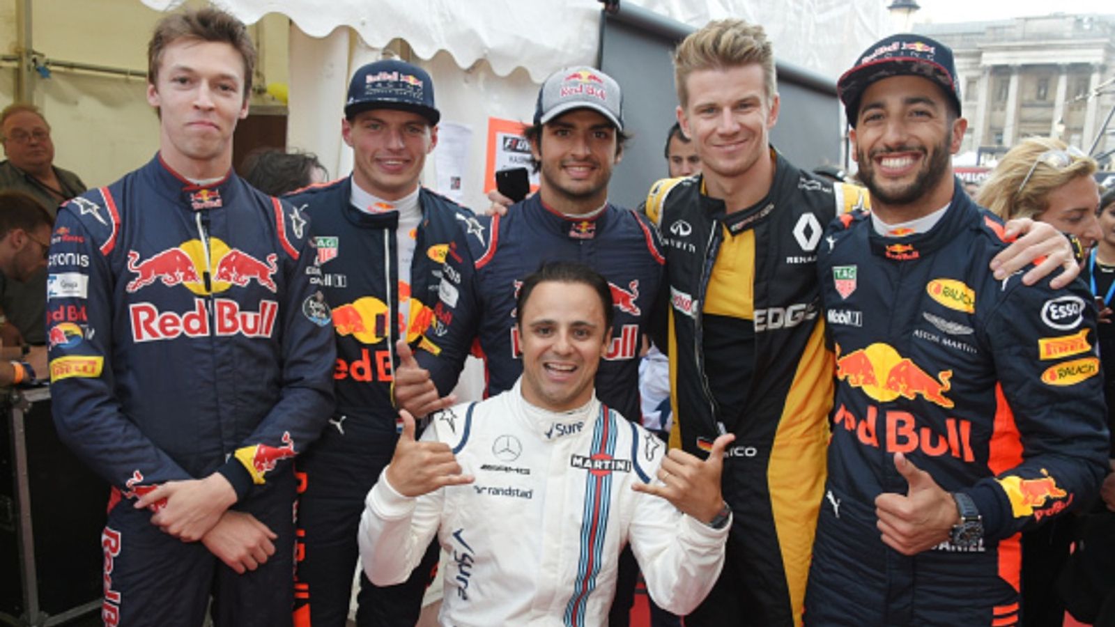Former F1 driver backs Verstappen in FIA swearing saga says 'In life, in sport, you have a limit for...' Daniil Kvyat, Max Verstappen, Carlos Sainz Jr, Nico Hulkenberg and Felipe Massa