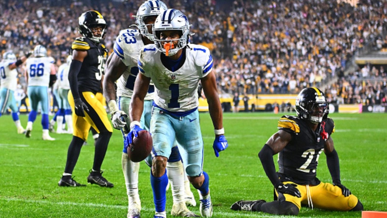 Dak Prescott, Jalen Tolbert helps Dallas Cowboys register a nerve-wracking last-minute 20-17 win over Pittsburgh Steelers Dak Prescott, Jalen Tolbert helps Dallas Cowboys register a nerve-wracking last-minute 20-17 win over Pittsburgh Steelers