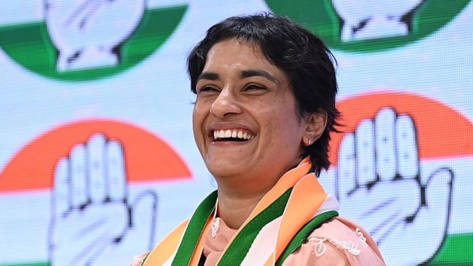 Haryana Election Results 2024: Former wrestler Vinesh Phogat beats BJP's Yogesh Kumar on her political debut Wrestler Vinesh Phogat during a press conference
