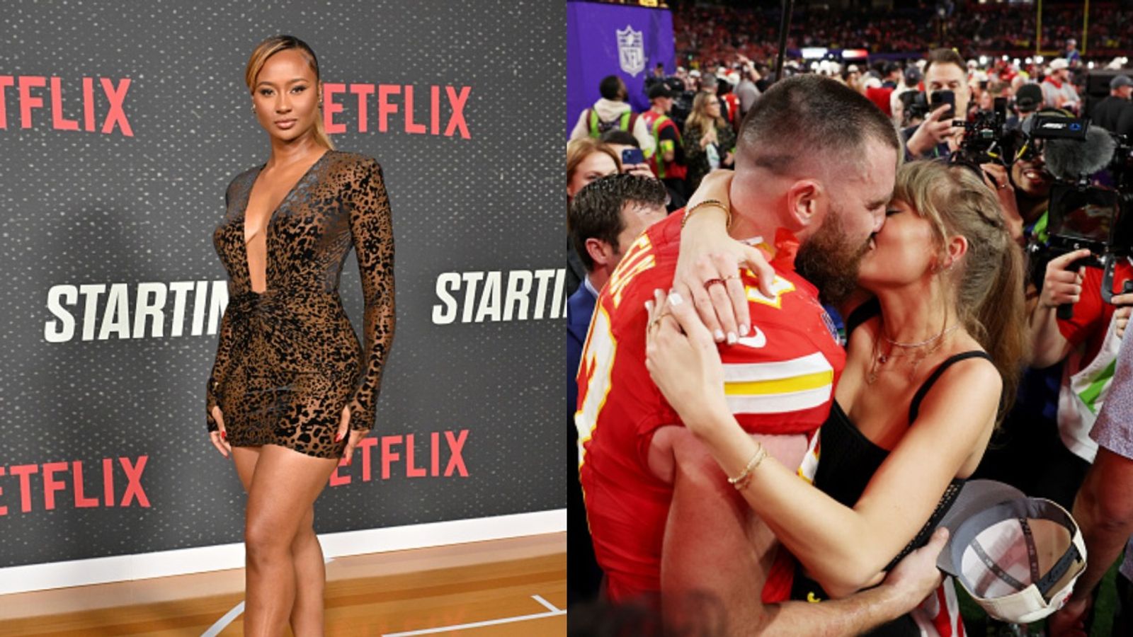 Travis Kelce's ex-girlfriend gives warning to Chiefs tight end current girlfriend Taylor Swift says 'Make you want to disappear from the world entirely' - SportsTak