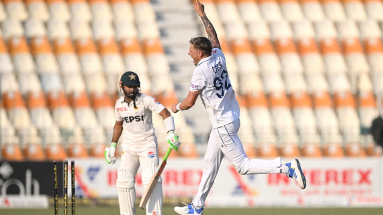 'This is the worst Pakistan side I can remember...': England legend's bold verdict on Shan Masood's men after Multan Test humiliation England bowler Brydon Carse (right) celebrates after bowling Pakistan batsman Mohammd Rizwan during Day 4 of the 1st Test at Multan Cricket Stadium on October 10.