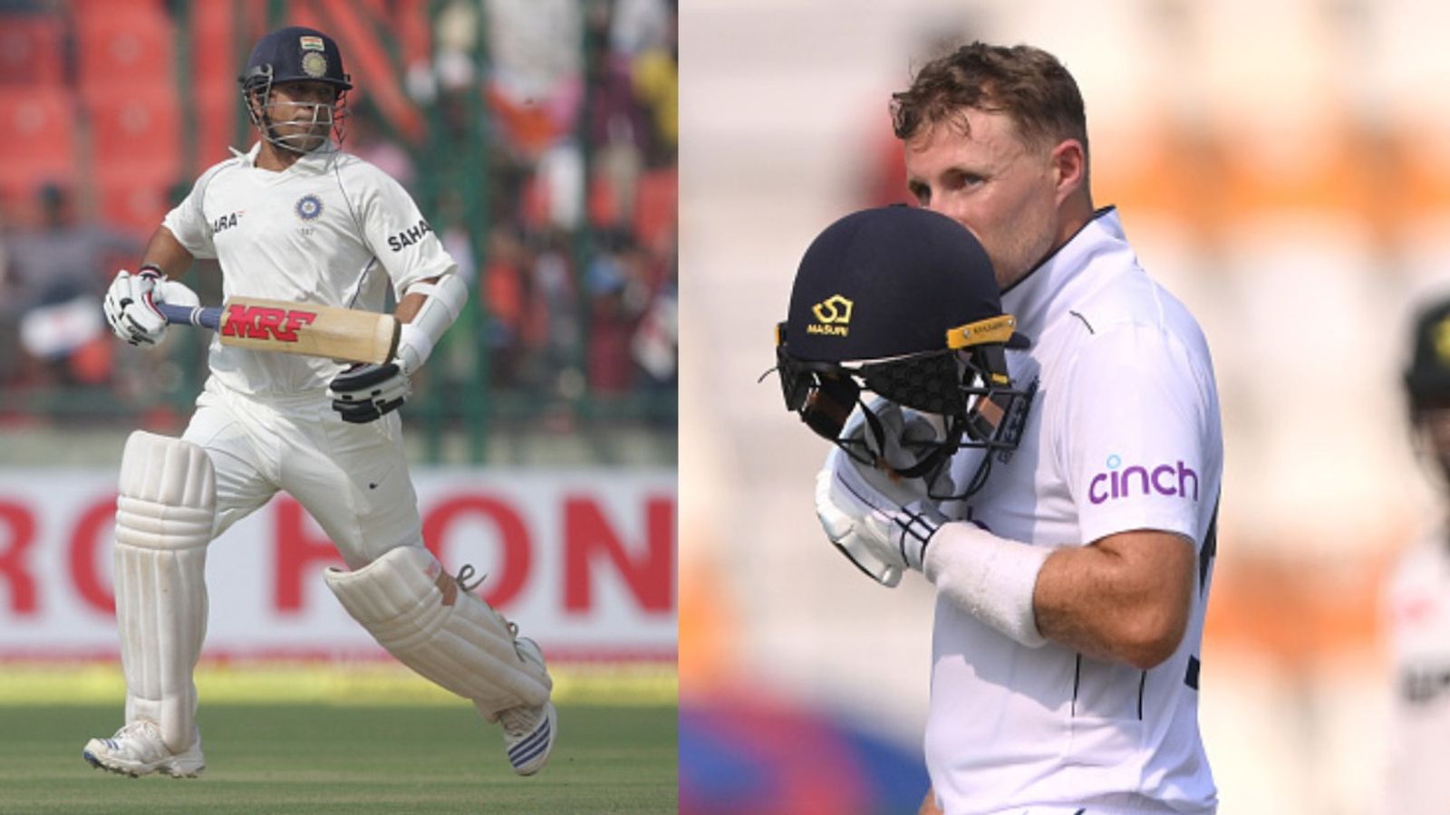 Joe Root's bold statement on breaking Sachin Tendulkar Test record ahead of 2nd match against Pakistan, says 'it's some way...' Batting great Sachin Tendulkar (left) and former England captain Joe Root