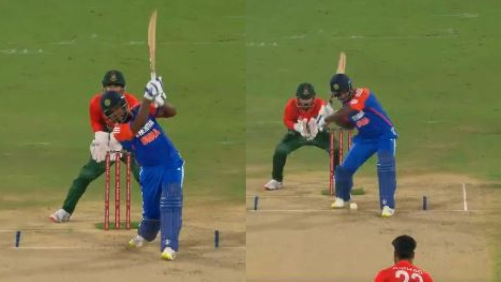 6,6,6,6,6: Sanju Samson wreaks havoc, tonks five back-to-back sixes in an over before clocking maiden T20I ton, watch video 6,6,6,6,6: Sanju Samson wreaks havoc, tonks five back-to-back sixes in an over before clocking maiden T20I ton, watch video