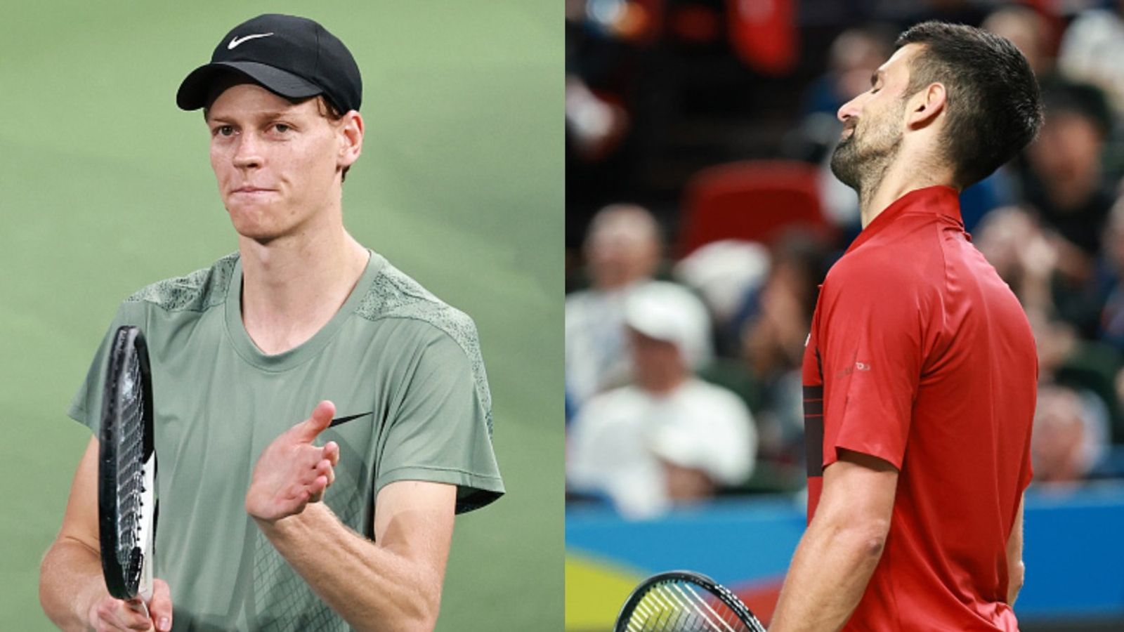 Jannik Sinner shatters 15-year-old Rafael Nadal's record after shocking Novak Djokovic to clinch Shanghai Masters title Tennis stars Jannik Sinner (left) and Novak Djokovic in this frame.