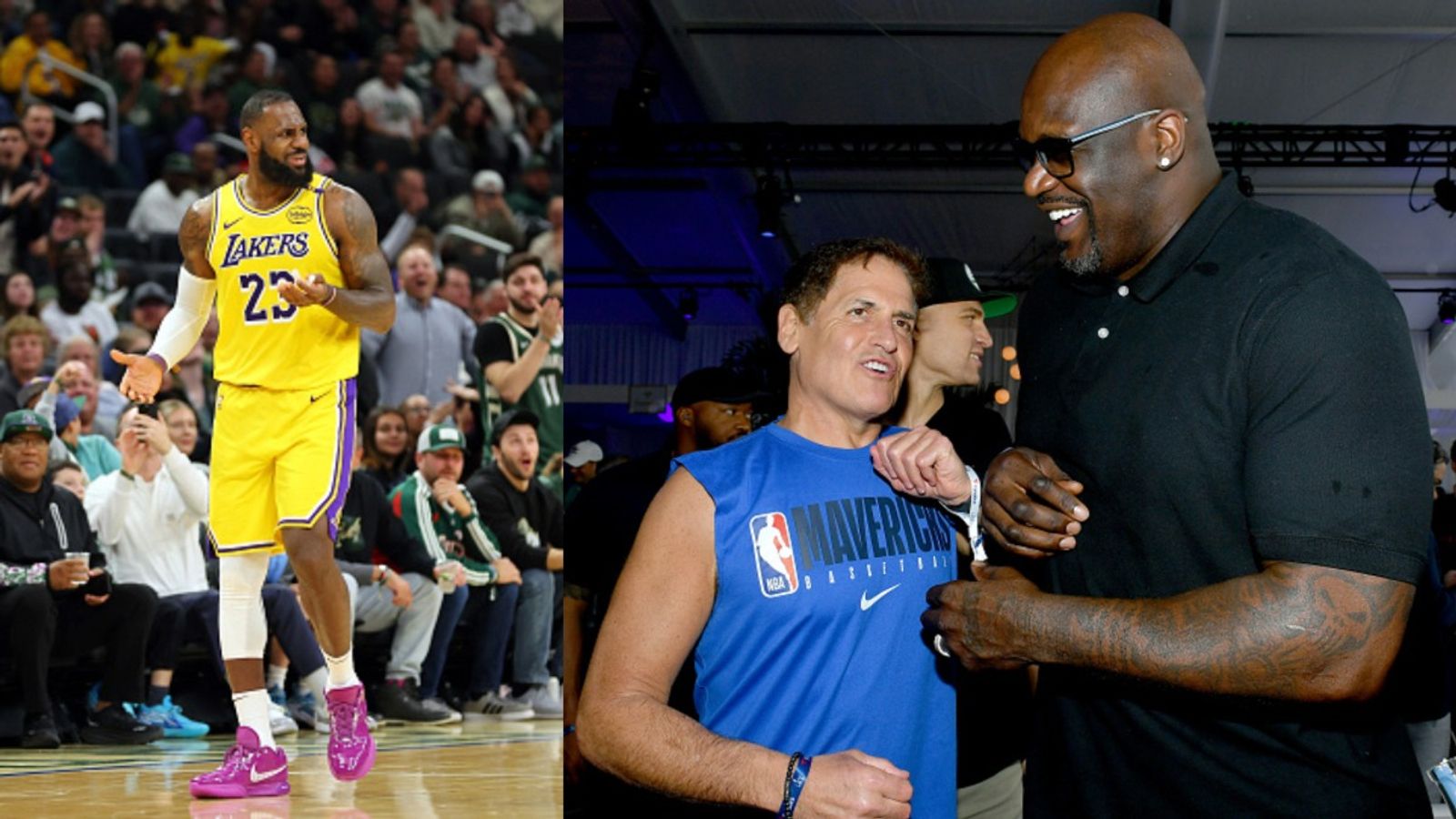 Dream team alert: Shaquille O'Neal explores NBA ownership with LeBron James and Mark Cuban LeBon James with Shaquille O' Neal and Mark Cuban in the frame