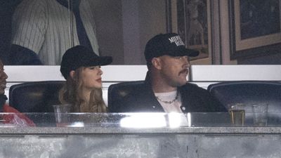 MLB gives Taylor- Travis Kelce's relationship a tag, writes 'TAYLOR SWIFT ATTENDS GAME WITH HER POTENTIAL FUTURE HUSBAND' Taylor Swift and Travis Kelce in the frame