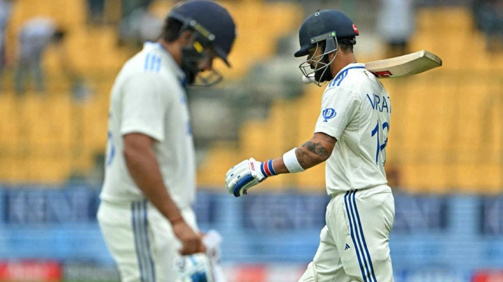 'At least you have got past 36...': Cricket fraternity reacts as India bundled out on 46 during 1st Test against New Zealand in Bengaluru Rohit Sharma and Virat Kohli