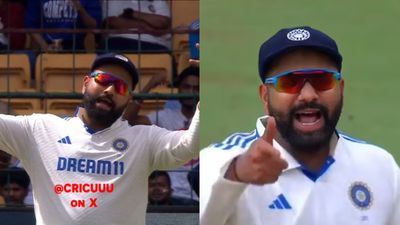 IND vs NZ 1st Test: Furious Rohit Sharma shouts at Sarfaraz Khan for being out of position while fielding - WATCH Rohit Sharma during Bengaluru Test