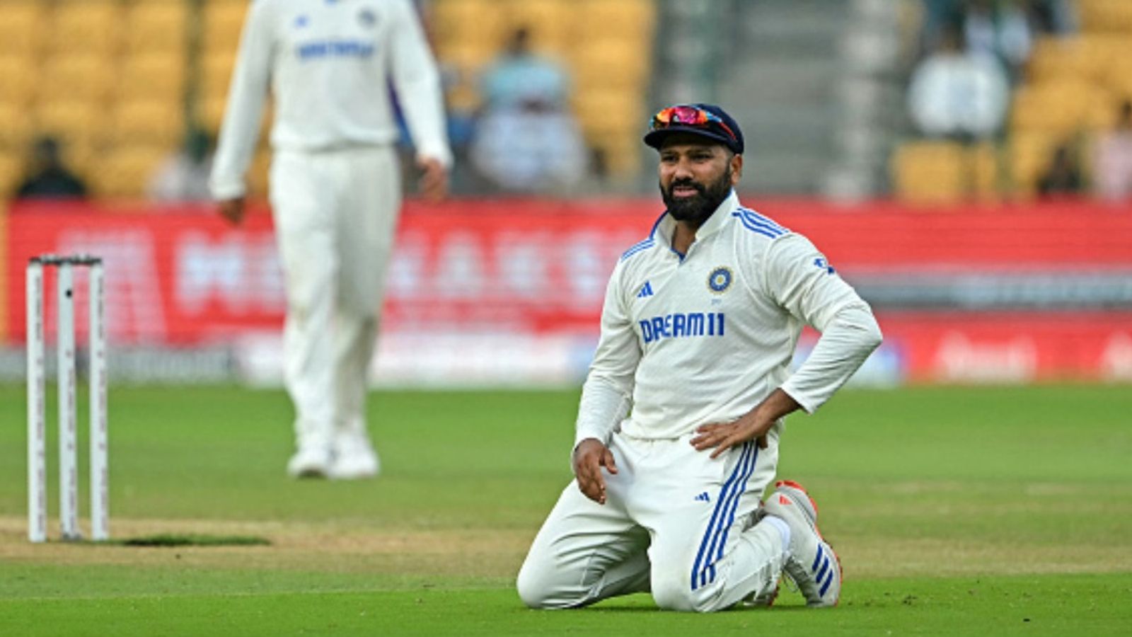 'I am hurting to see this as a captain...': Rohit Sharma reacts to India's humiliating 46-run total following batting blip in Bengaluru Test against NZ India captain Rohit Sharma in this frame.