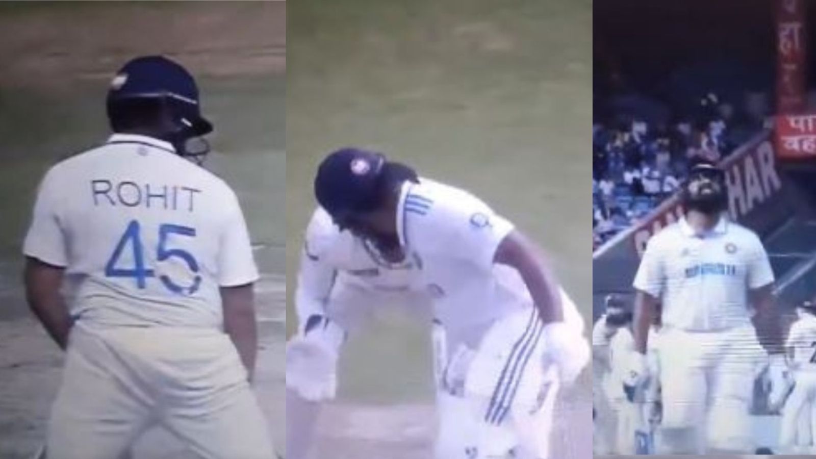 Watch: Rohit Sharma left shell-shocked after hapless dismissal ends his 52-run knock on Day 3 of 1st Test against NZ, this is how Virat Kohli reacted India captain reacts after being dismissed on Day 3 of 1st Test against New Zealand.