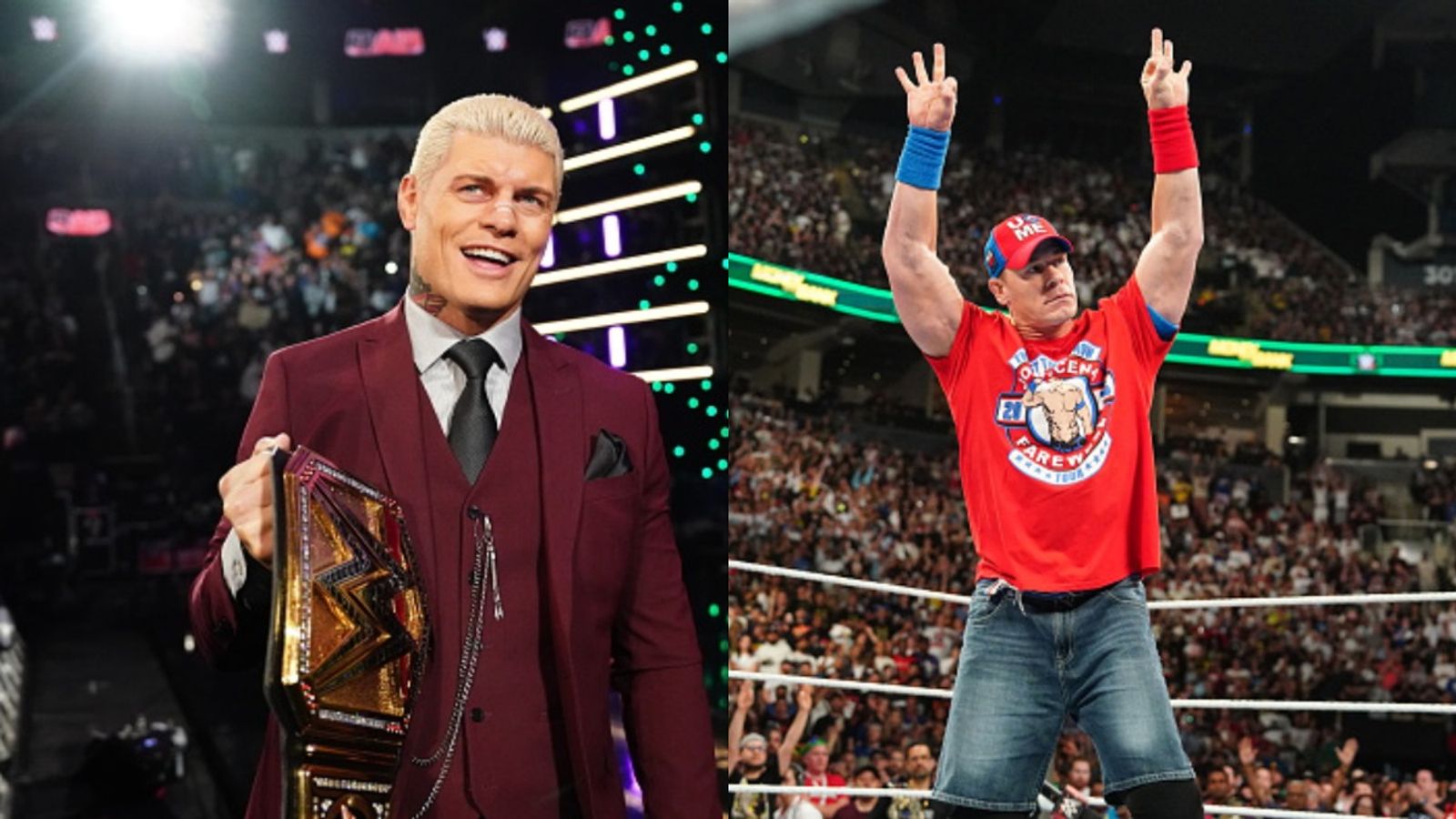 WWE star Cody Rhodes names one rule only John Cena is allowed to break says 'I don’t want to see anyone, including myself' Cody Rhodes and John Cena in the frame
