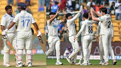 IND vs NZ: India pins all hopes on rain gods as New Zealand need just 107 runs to win 1st Test despite Sarfaraz, Pant's bravado SportsTak