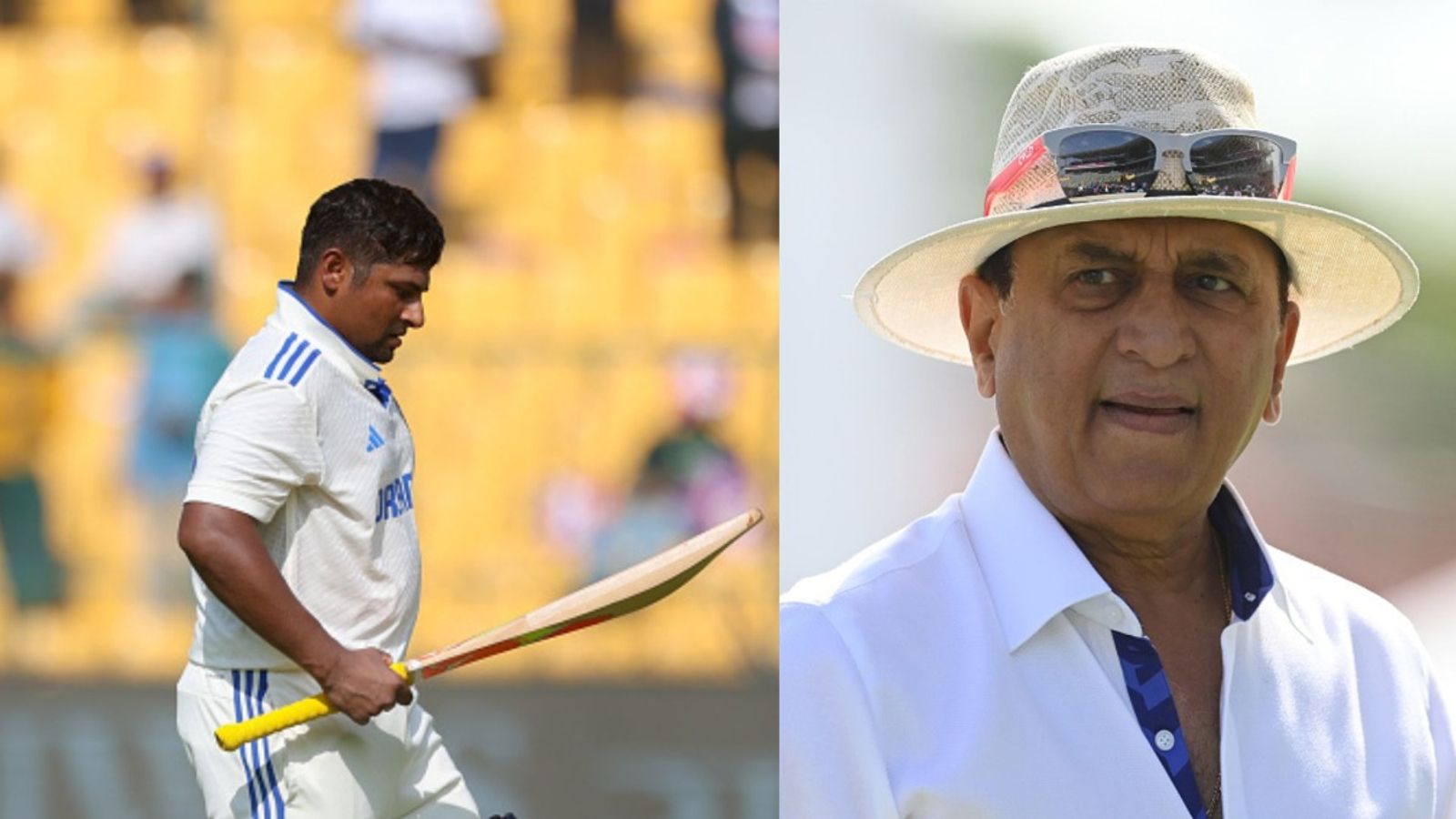 'Go to a fashion show for slim guys': Sunil Gavaskar's savage dig at Indian selectors resurfaces post Sarfaraz Khan's ton in 1st Test vs NZ Batting sensation Sarfaraz Khan (left) and legendary Sunil Gavaskar in this frame.