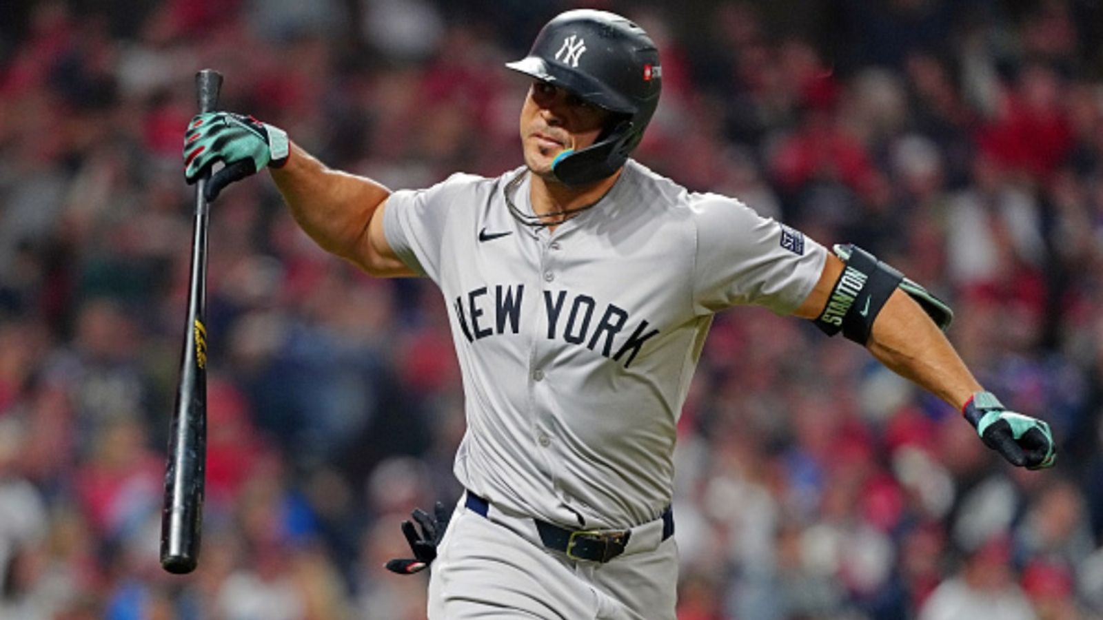 Giancarlo Stanton claims 2024 American League Championship Series says ,'But this ain’t the trophy I want' Giancarlo Stanton claims 2024 American League Championship Series says ,'But this ain’t the trophy I want'