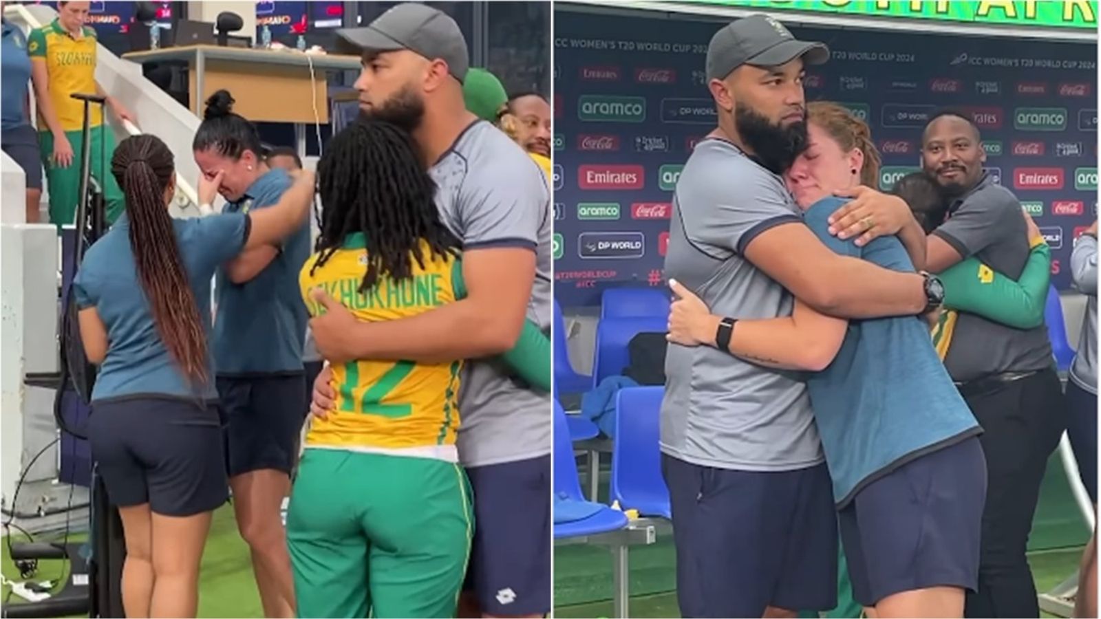 Watch: Marizanne Kapp, Tazmin Brits cry inconsolably in dugout as South Africa lose second consecutive T20 World Cup final Watch: Marizanne Kapp, Tazmin Brits cry inconsolably in dugout as South Africa lose second consecutive T20 World Cup final