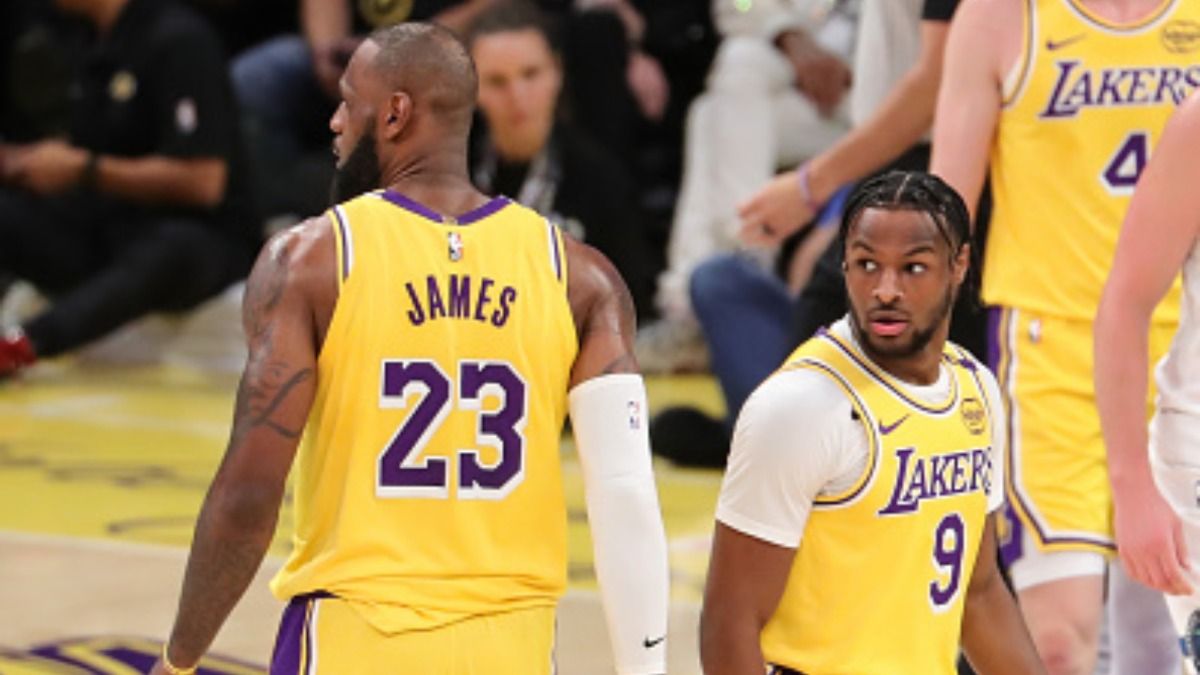 LeBron James and Bronny James script history, becomes NBA's first father-son duo to play together, LeBron says 'It's one of the greatest gifts I've ever got from the man above' LeBron James and Bronny James script history, becomes NBA's first father-son duo to play together, LeBron says 'It's one of the greatest gifts I've ever got from the man above'