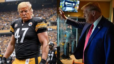 Has Donald Trump played for New York Steelers? Know the truth about Trump's viral image in no.47 Steelers jersey Donald Trump in Steelers Jersey