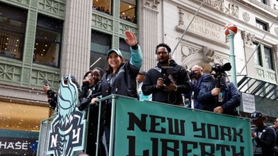 WNBA Champions New York Liberty honoured with ticker-tape parade in Canyon of Heroes New York Liberty Parade