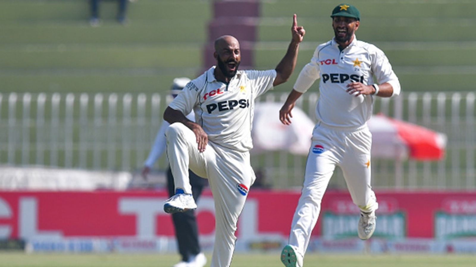 Pakistan finally rise in WTC points table after beating England 2-1 in Test series, Ben Stokes' side out of final race Sajid Khan celebrates a wicket in Rawalpindi Test against England