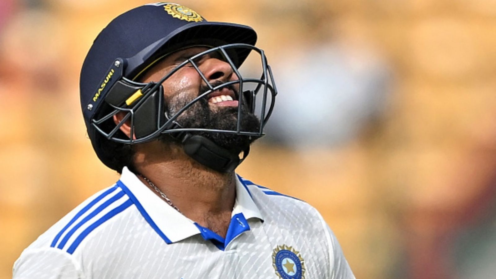 Fans slam Indian captain Rohit Sharma for '12 saal me ek baar to allowed hai' remark on Pune Test loss Rohit Sharma in frame