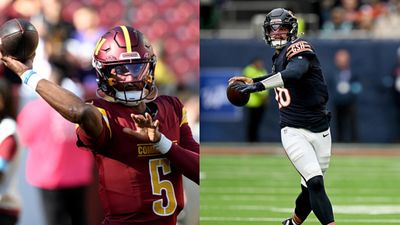 What NFL games are tomorrow? Full schedule, how to watch Sunday's Week 8 games Caleb Williams and Jayden Daniels in the frame