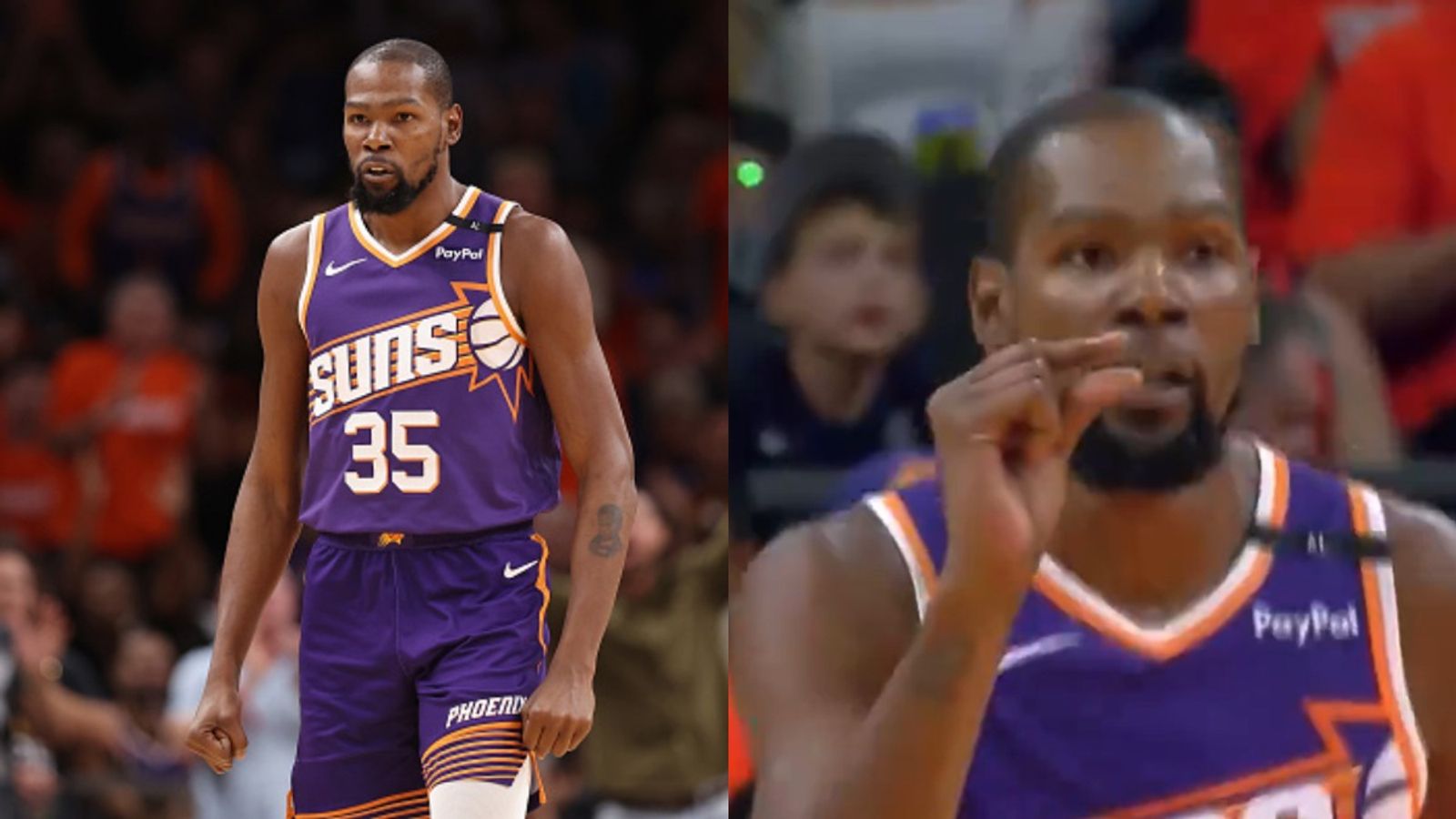 Watch: Phoenix Suns forward Kevin Durant taunts young sensation Luka Doncic with 'Too Small' gesture Watch: Phoenix Suns forward Kevin Durant taunts young sensation Luka Doncic with 'Too Small' gesture