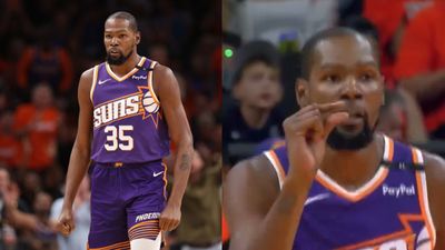 Watch: Phoenix Suns forward Kevin Durant taunts young sensation Luka Doncic with 'Too Small' gesture Kevin Durant in the frame