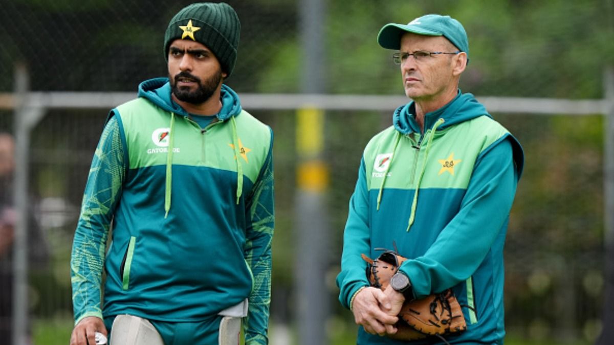'Wanted a different captain..he doesn't know that in Pakistan..': Ex-PAK player slams Mohsin Naqvi's PCB over Gary Kirsten's resignation fiasco Babar Azam and Gary Kirsten in frame