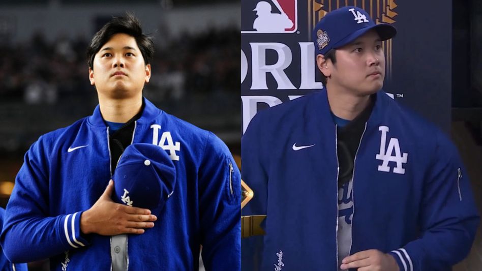 MLB Star Shohei Ohtani seen wearing sling, reflects on his injured shoulder, Will he play World Series Game 4? Shohei Ohtani in the frame