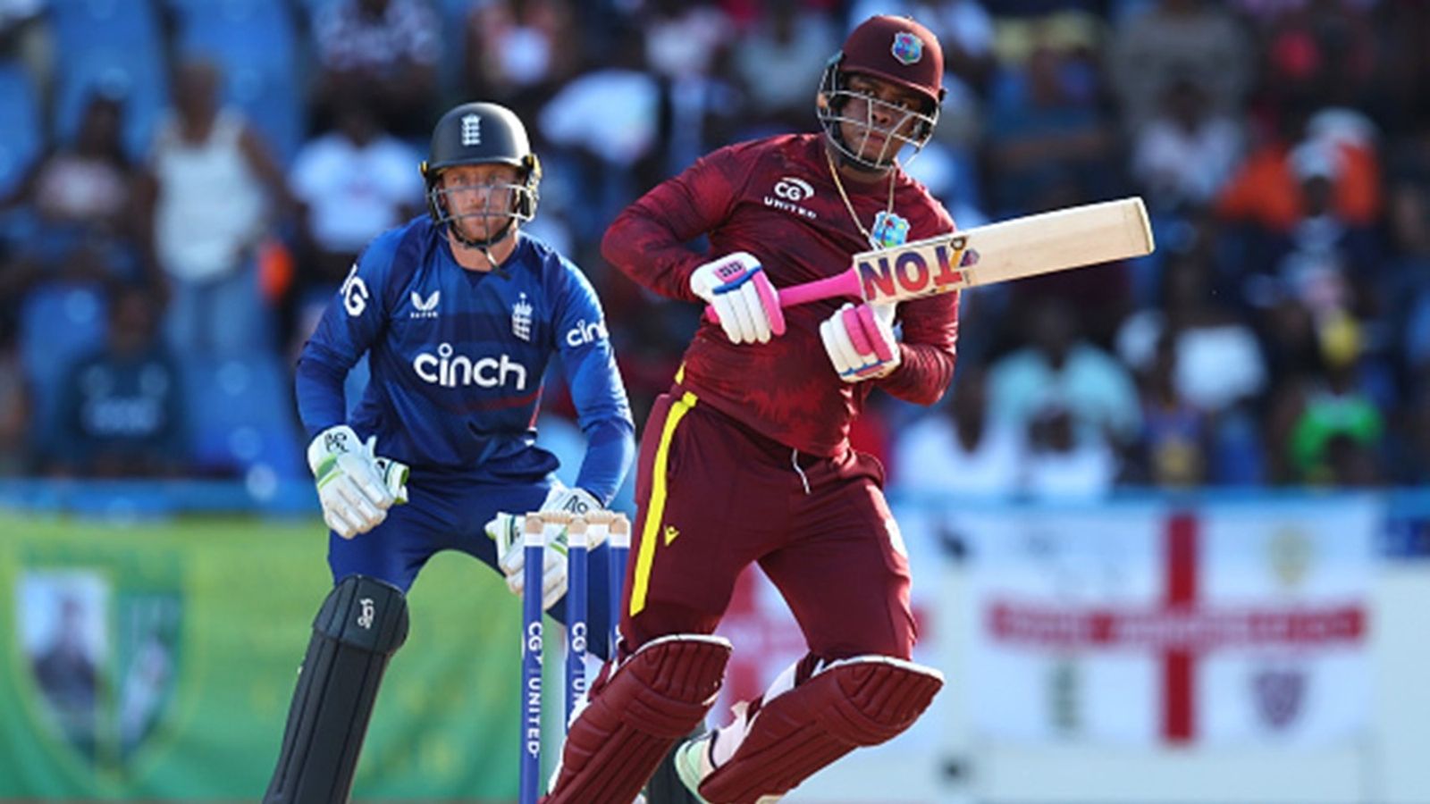 West Indies announce ODI squad for home series against England, drop opener as Shimron Hetmyer makes comeback Shimron Hetmyer of West Indies bats as Jos Buttler of England keeps wicket during the 1st ODI at Sir Vivian Richards Stadium in 2023