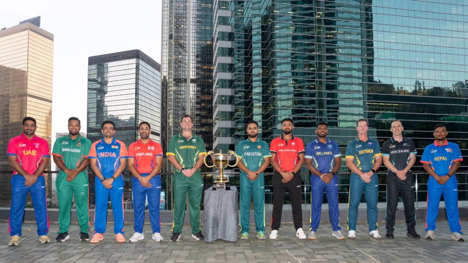 Team India to face Pakistan, check complete live streaming details of epic IND vs PAK clash All team captains of the Hong Kong sixes tournament