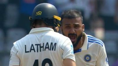Watch: Akash Deep gives aggressive send-off to Tom Latham after dismantling his stumps with stunning inswinger in IND vs NZ 3rd Test Watch: Akash Deep gives aggressive send-off to Tom Latham after dismantling his stumps with stunning inswinger in IND vs NZ 3rd Test