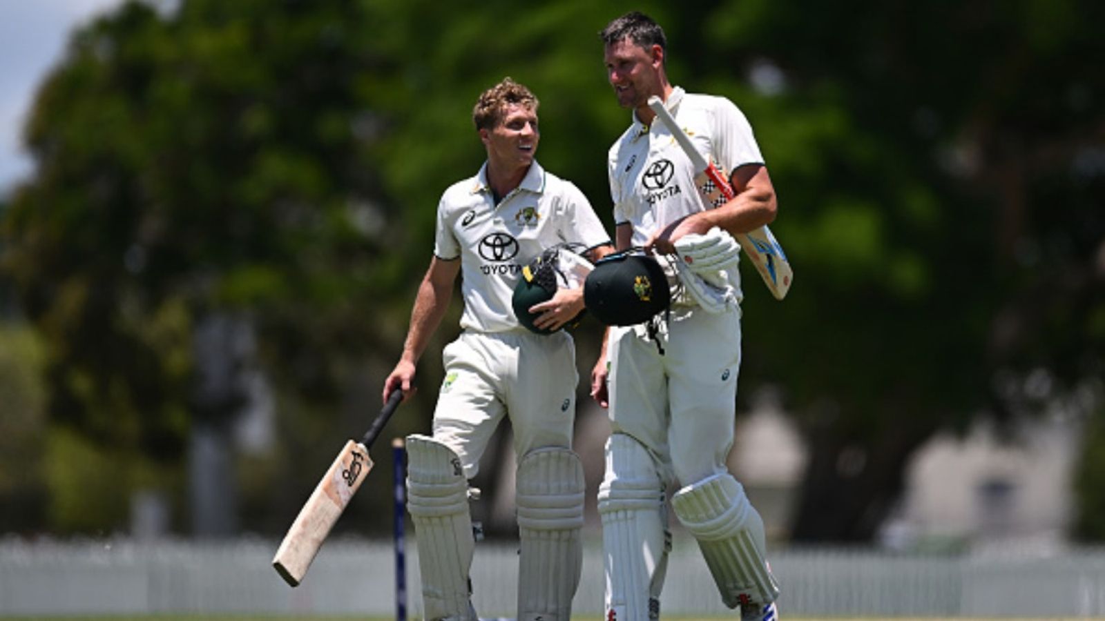 Nathan McSweeney, Beau Webster'a fifties outshine Sai Sudharsan's ton as Australia A beat India A in 1st unofficial Test Nathan McSweeney and Beau Webster in frame