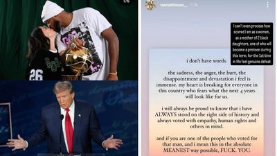 Boston Celtics center Xavier Tillman's wife opens up on fear for her black daughter following Donald Trump's US presidential elections victory, says 'For the first time in life...' Donald Trump and Xavier Tillman along with Wife in the frame