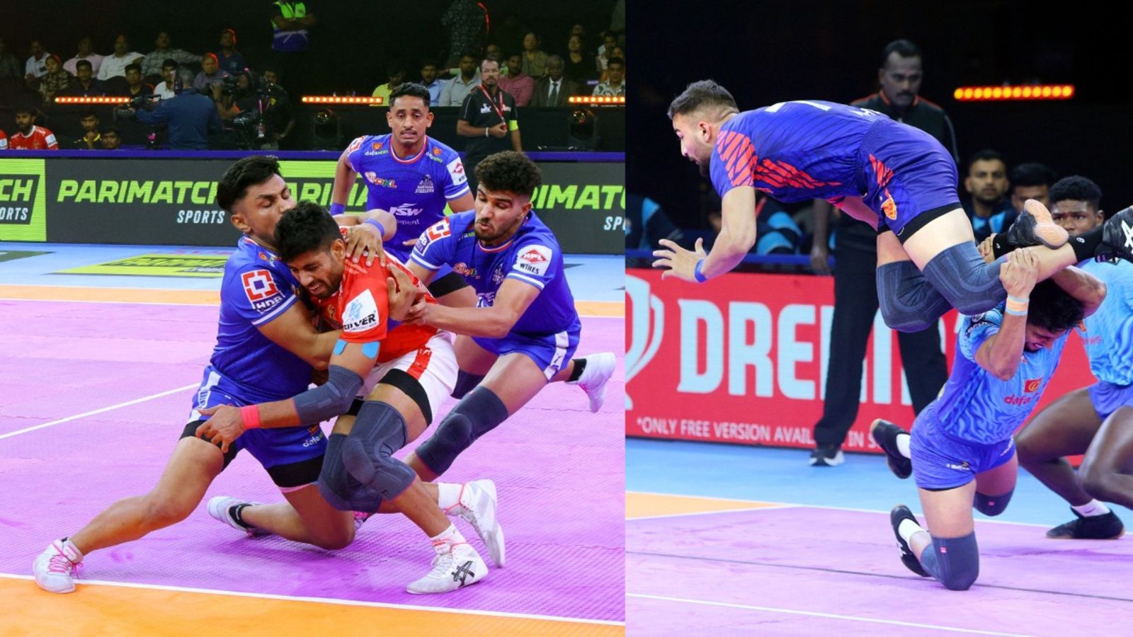 Pro Kabbadi League 2024: Ashu Malik-starrer Dabang Delhi KC edge Bengal Warriorz; Haryana Steelers bamboozle Gujarat Giants Pro Kabbadi League 2024: Ashu Malik-starrer Dabang Delhi KC edge Bengal Warriorz; Haryana Steelers bamboozle Gujarat Giants