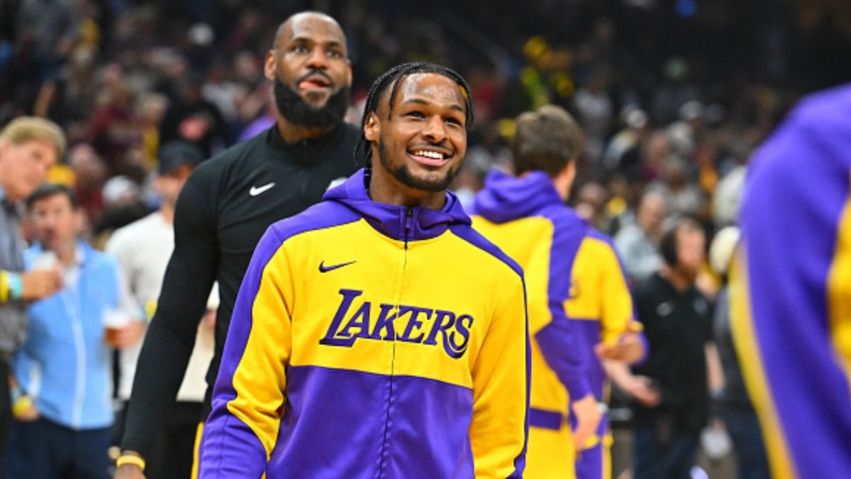 Lakers set to feature Bronny James in final NBA game before G League assignment Bronny James in the frame