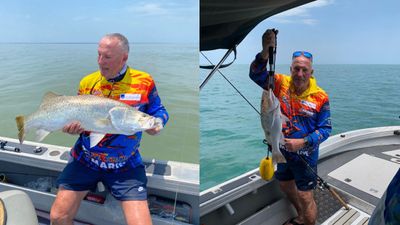 Legendary cricketer falls into river filled with crocodiles and bull sharks during fishing trip, here's what happened next Ian Botham in frame