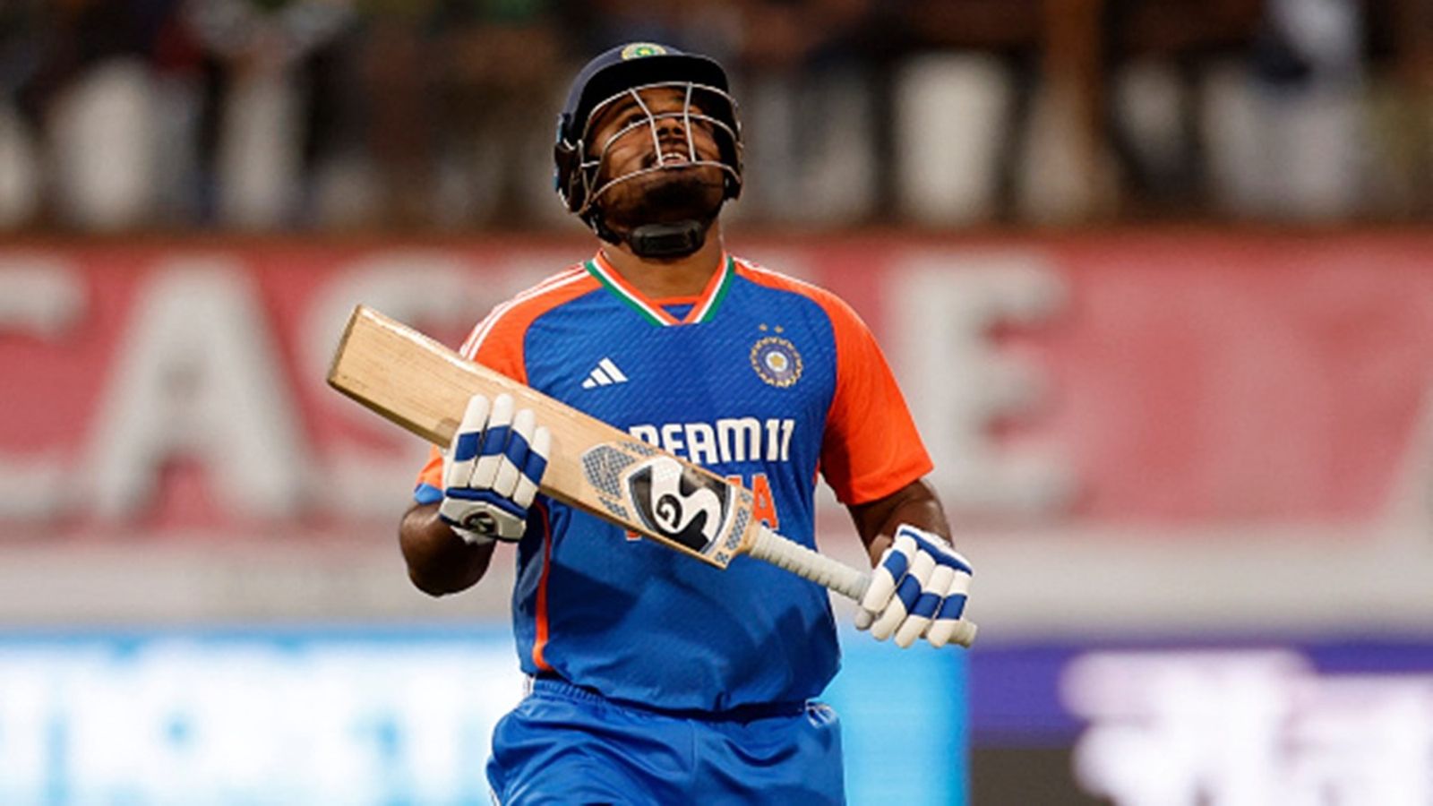 'If I think a lot I will get emotional. I waited for this moment for 10 years': Sanju Samson after becoming first Indian to two consecutive T20I centuries India's Sanju Samson reacts to reaching his century during the first T20I against South Africa at Kingsmead Stadium in Durban on November 8, 2024.