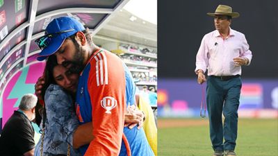 Ritika Sajdeh finally reacts after Sunil Gavaskar was silenced by Aaron Finch for 'if your wife is going to have a baby' remark on Rohit Sharma Rohit Sharma, his wife Ritika Sajdeh and batting legend Sunil Gavaskar