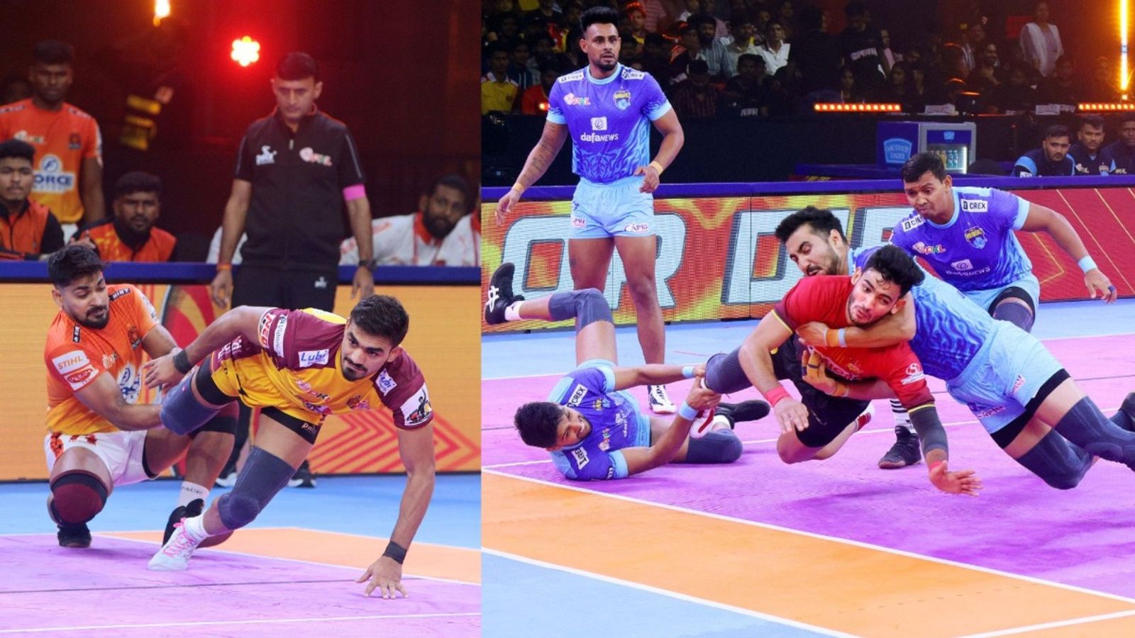 Pro Kabaddi League 2024: Telugu Titans close out Hyderabad leg with dramatic win over Puneri Paltan; Bengal Warriorz peg back Bengaluru Bulls Pro Kabaddi League 2024: Telugu Titans close out Hyderabad leg with dramatic win over Puneri Paltan; Bengal Warriorz peg back Bengaluru Bulls