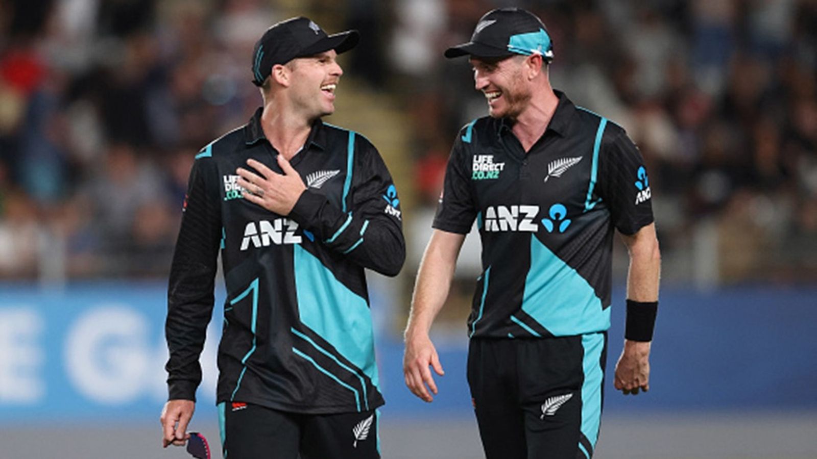 Big blow to New Zealand! Hat-trick hero ruled out of ODI series against Sri Lanka due to calf injury, 32-year-old pacer named replacement New Zealand's Lockie Ferguson (L) and Adam Milne (R) react during the second T20I between New Zealand and Australia at Eden Park in Auckland on February 23, 2024.