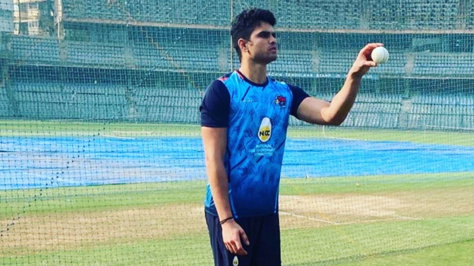 Ranji Trophy 2024-25: Arjun Tendulkar achieves what his father couldn't in 24 years of red-ball cricket Left-arm pacer Arjun Tendulkar in the nets.
