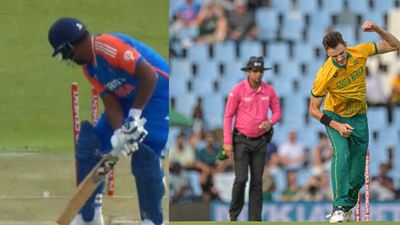 Watch: Sanju Samson bags embarrassing record after Marco Jansen cleans up his stumps on duck during IND vs SA 3rd T20I Sanju Samson bags embarrassing record after Marco Jansen cleans up his stumps on duck during IND vs SA 3rd T20I