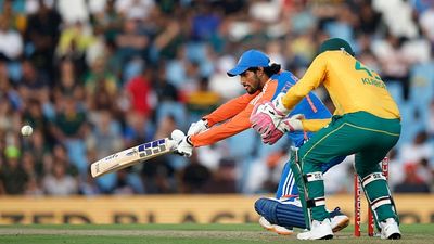 IND vs SA: Tilak Varma scripts history with maiden yet blistering T20I century in third T20I against South Africa India's Tilak Varma (L) plays a shot as South Africa's wicketkeeper Heinrich Klaasen (R) looks on during third T20I